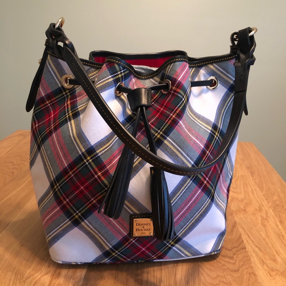 Dooney & Bourke Tartan Drawstring